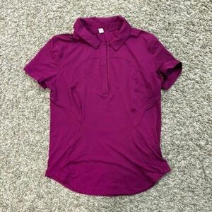 Lululemon Women's Purple Polo Shirt
